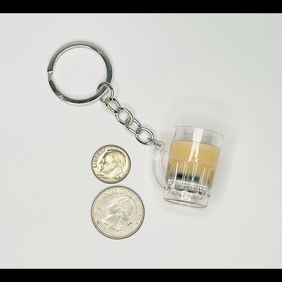 Bubble Tea with Boba Mug Keychain - Picture 1 of 2
